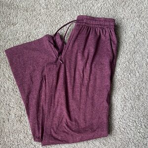 Lululemon Athletica Burgundy Lounge Pants